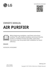 LG AS55GGSY0 Owner's Manual