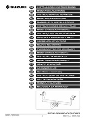 Suzuki 72901-78R01-000 Installation Instructions Manual