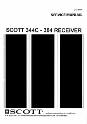 Scott 384 Service Manual