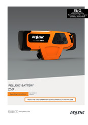 pellenc 132649 Operating Instructions Manual
