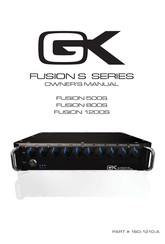 Gallien-Krueger FUSION 800S Owner's Manual