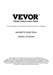 Vevor ZT-50HAR Manual