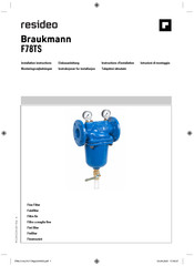 resideo Braukmann F78TS Installation Instructions Manual
