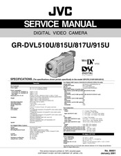 JVC GR-DVL510U Service Manual