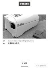 Miele HS22 Operating Instructions Manual