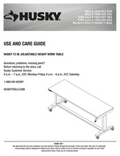 Husky 1003 897 962 Use And Care Manual
