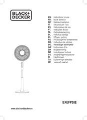 Black & Decker BXEFP30E Instructions For Use Manual