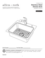 LF allen+roth VT2522LA1 Instructions Manual