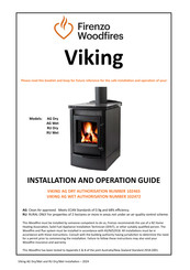 Firenzo Woodfires Viking AG Wet Installation And Operation Manual