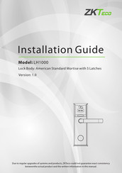 ZKTeco LH1000 Installation Manual