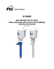 FTI SFM-H Operations & Parts Manual