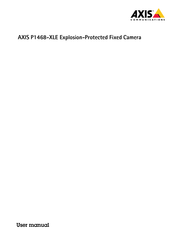Axis P1468-XLE User Manual