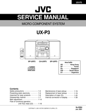 JVC CA-UXP3 Service Manual