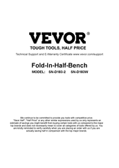 VEVOR SN-D183W Manual