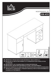 HOMCOM 836-433 Manual