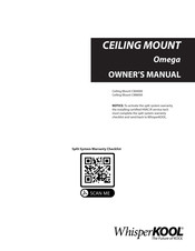 WhisperKool CEILING MOUNT Omega Owner's Manual