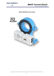 Generex BACS CSH F Series User And Installation Manual