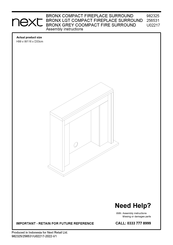 Next BRONX 256531 Assembly Instructions Manual