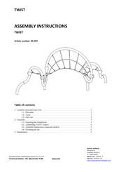 Berliner Seilfabrik TWIST Assembly Instructions Manual