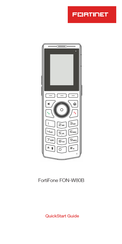 Fortinet FON-W80B Quick Start Manual