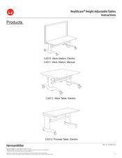 HermanMiller Healthcare C4310 Instructions Manual