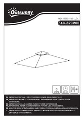 Outsunny 84C-629V00 Manual