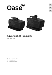 Oase Aquarius Eco Premium 3700 Operating Instructions Manual