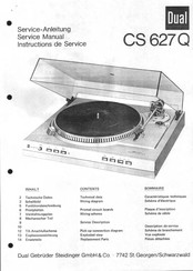 Dual CS 627Q Service Manual