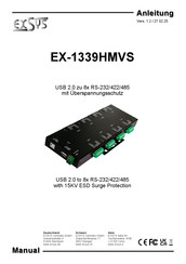Exsys EX-1339HMVS Manual