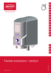 Renfert Twister evolution pro Translation Of The Original Instructions For Use