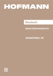 Hofmann OI4104TTADC/HF User's Operation Manual