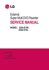 LG GSA-E10L Service Manual