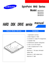 Samsung MP0603H Service Manual