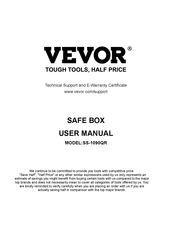 VEVOR SS-1090QR User Manual