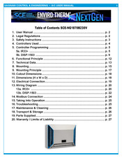 SCE NextGen Enviro-Therm SCE-NG1870B230V User Manual