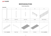 ggm moebel INTERNATIONAL Brooklyn shelf Assembly Instruction Manual