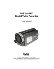 Vivitar DVR 548SHD User Manual