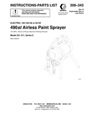 Graco 231-311 Instructions-Parts List Manual