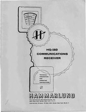Hammarlund HQ-160 Manual