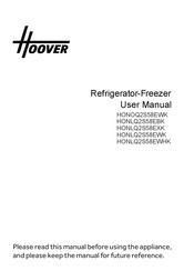 Hoover H-FRIDGE 300 MINI HONLQ2S58EWHK User Manual