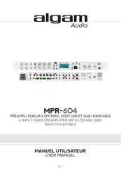 algam Audio MPR-604 User Manual