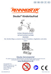 Deuba RENNMEISTER 107047 Manual