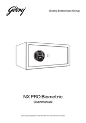 Godrej Forte Pro Series User Manual