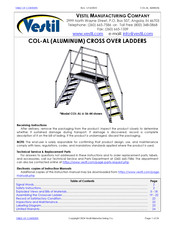 Vestil COL-AL-3-26-14 Instruction Manual