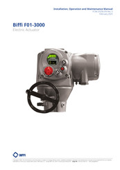 BIFFI F01-3000/300 Installation, Operation And Maintenance Manual