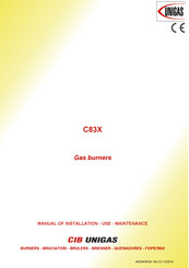 CIB UNIGAS C83X M Series Manual Of Installation - Use - Maintenance