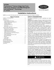 Carrier Performance 27TPA8 Installation Instructions Manual
