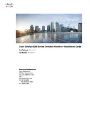 Cisco Catalyst 9200CX Compact Series Hardware Installation Manual