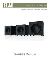 ELAC DS103 Owner's Manual