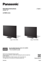 Panasonic TH-48LZ1000H Operating Instructions Manual